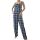 Federation Funky Chequered Cotton Dungarees - Large