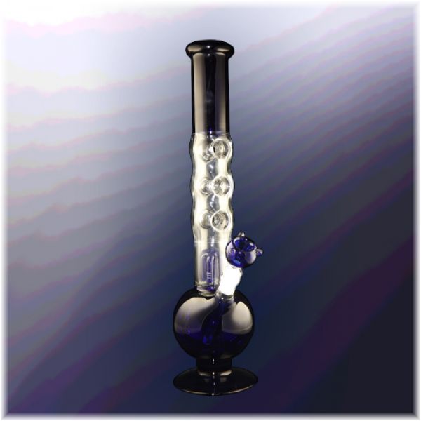 Blue Mighty Glass Percolator Bong : Shiva