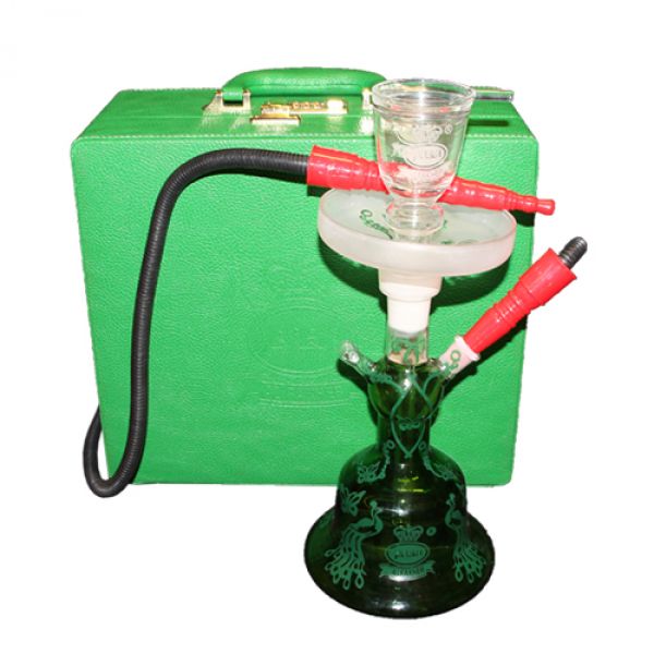 Al Fakher All Glass Shisha with Carry Case Shiva