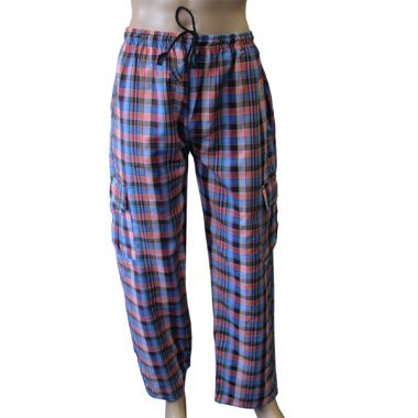 Minas Chequered Combat Trousers - XL