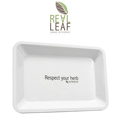 Real Leaf Metal Rolling Tray