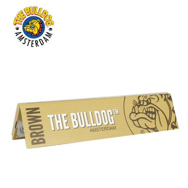 The Bulldog Brown Kingsize Slim Unbleached Rolling Papers