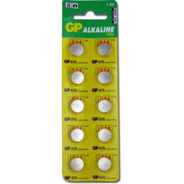 GP Alkaline Cell Batteries - LR44 3 Pack