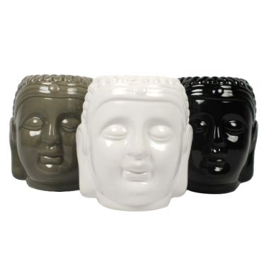 Ceramic Oil Burner Buddha Head Extra Large