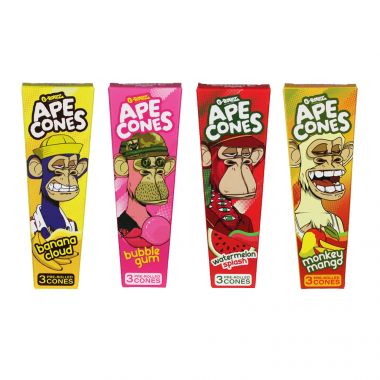 G-ROLLZ Army of Apes Pop Flavour Activated KS Cones (3-Pack)