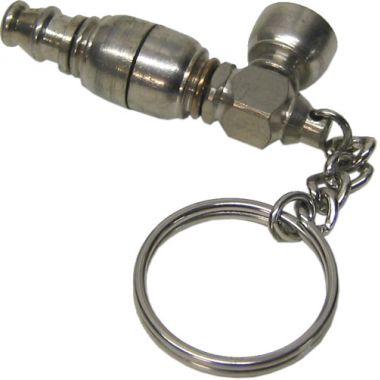 5 Part Nugget Keyring Pipe - Brass