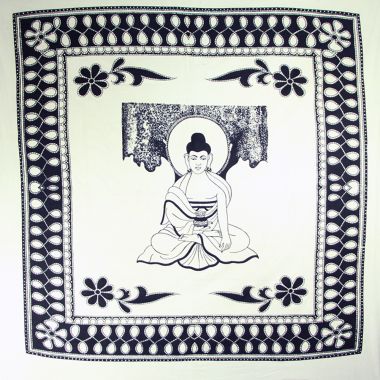 Black & White Buddha Bedspreads
