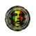 The Bob Marley Collection Glass Ashtrays - Rasta Hemp Leaf