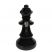 Large Ceramic Chess Piece Bong - Black King