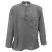 Image 3 of Plain Grey Cotton Grandad Shirt