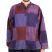 Image 1 of Patchwork Purple Grandad Shirt