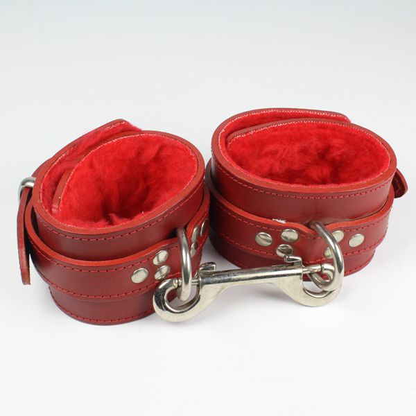 Furlined Leather Cuffs : Shiva