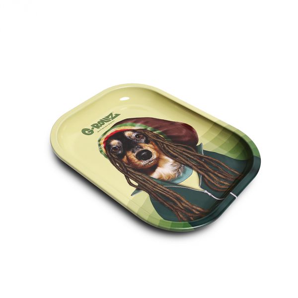 G-ROLLZ - HIT DOGS SMALL TIN TRAY 14 X 18CM