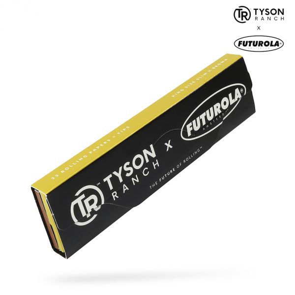 Buy Tyson Ranch x Futurola King Size Slim Papers + Tips: Kingsize Slim  Rolling Papers from Shiva Online