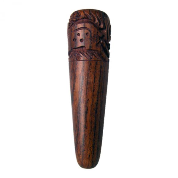 Carved Wooden Chillum Small Shiva