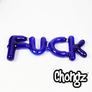 Chongz 24cm "Fuck" Glass Pipe