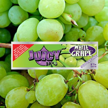 Juicy Jay 1 1/4 Superfine Papers - White Grape