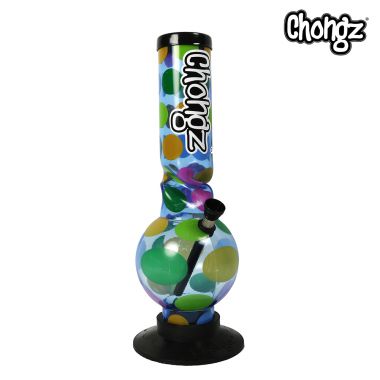 CHONGZ 40cmGurdas Man Bubble Acrylic Waterpipe Various Colours Available CHO03 White 