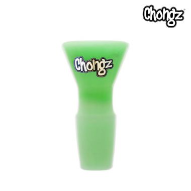 Chongz 'Milk' Male Glass Bowl - 18mm - Green