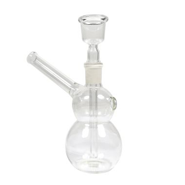 Small Glass Double Chamber Bong