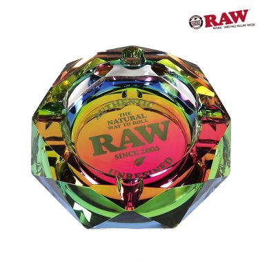 RAW Rainbow Glass Ashtray