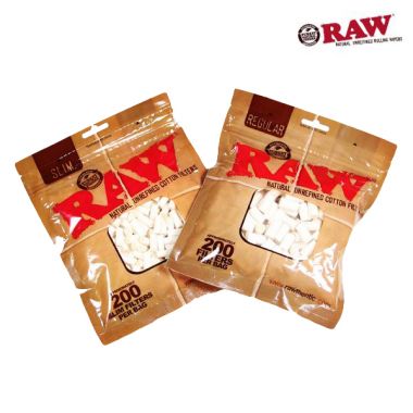 RAW Natural Unrefined Cotton Filters