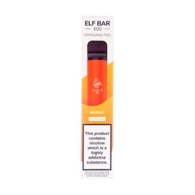 Elf Bar 600 Disposable Vape Pod - Mango