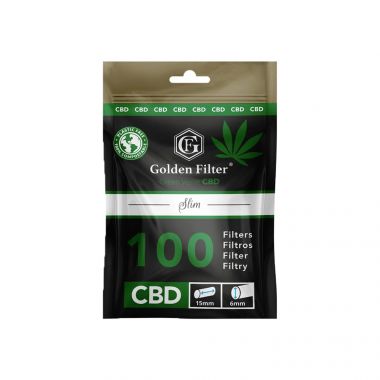 Golden Filter Green Verve CBD Filters (100 Pack)