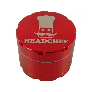 Headchef 40mm 4 Piece Razor Grinder - Red