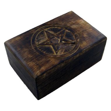 Wooden Pentagram Boxes - Medium