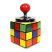 Image 1 of Rubik's Cube Spinning Ashtray