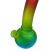 Image 5 of 20cm Frosted Glass Rainbow Bong