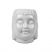 Ceramic Oil Burner Buddha Head Medium - Ivory