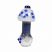 Coloured Glass Mushroom Pipe - White