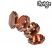 Chongz 'Hex' 50mm 4pt Sifter Grinder - Copper