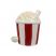 Image 1 of Popcorn Tub Ceramic Pipe